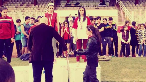 Mardin de düzenlenen atletizim yarışması