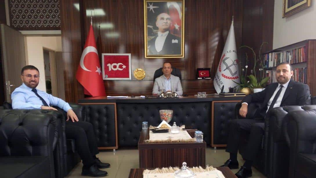 Mardin Ziraat Katılım Bankası Müdürü Sn. Abdulhadi AKKOYUN ile Müdür Yardımcısı Sn. Mehmet İNAN İlçe Milli Eğitim Müdürümüz Sn. Ufuk ÇETE'yi ziyaret etti. Nazik ziyaretleri için teşekkür ederiz.